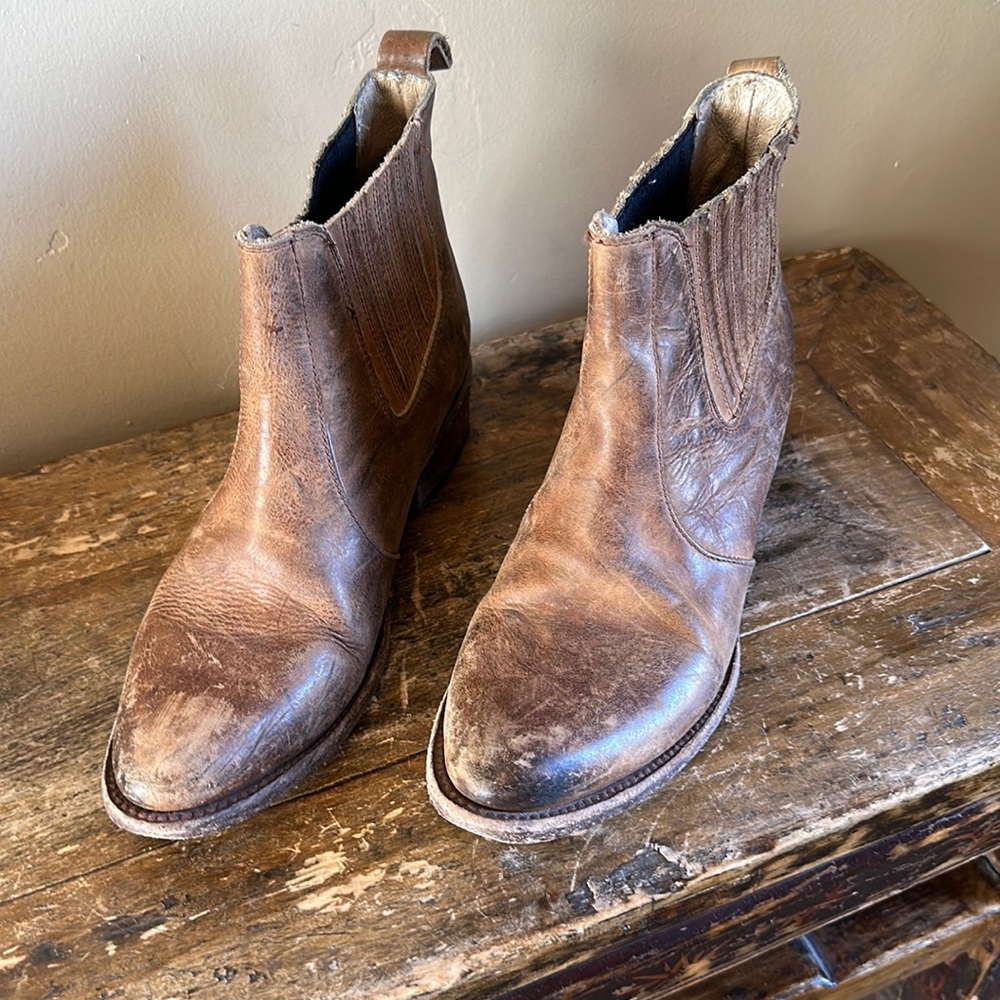 Freebird Lasso Brown Ankle Boots Size 8